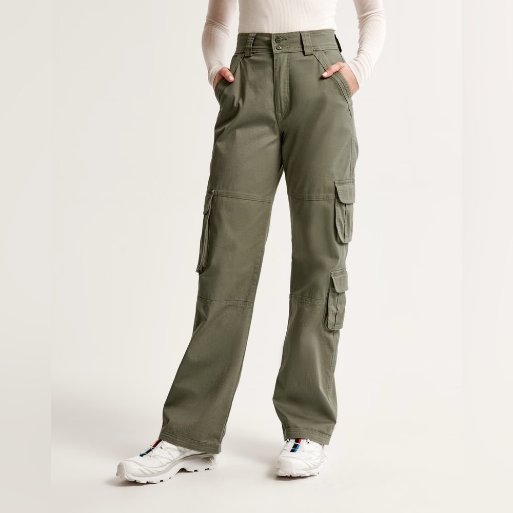 Abercrombie & Fitch Green Cargo Pants